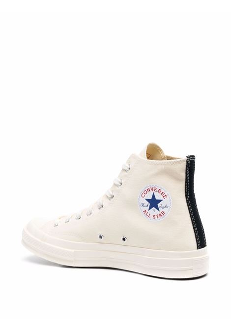 sneakers play unisex bianca in cotone COMME DES GARÇONS PLAY X CONVERSE | P1K1122